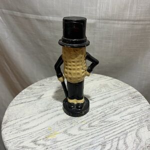Vintage Planters Mr. Peanut Cast Iron Bank